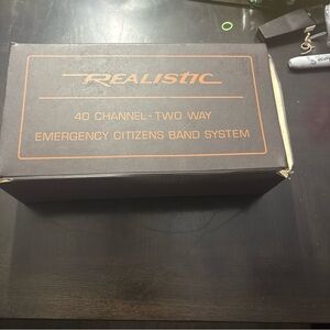 Realistic Emergency CB Radio System